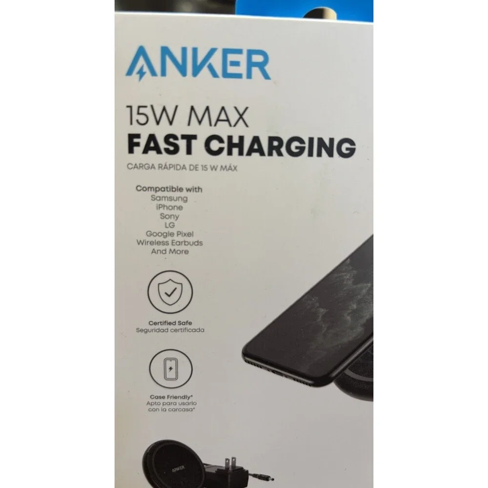 Anker PowerWave II Sense Pad 15W Fast Qi Wireless Charger